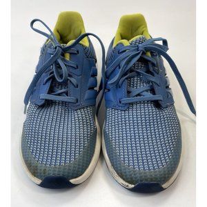 Adidas Kid Rapidarun Uncage Running Shoe Blue White Neon Size 13.5 K